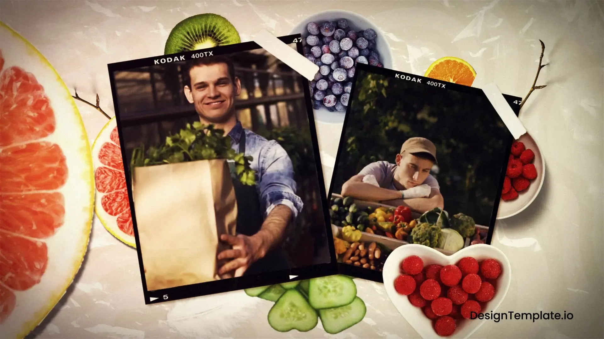 Fruit Photo Slideshow Design